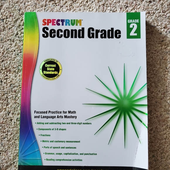 Two Second Grade Workbooks - Spectrum Second Grade & BIG Second Grade - Picture 2 of 7